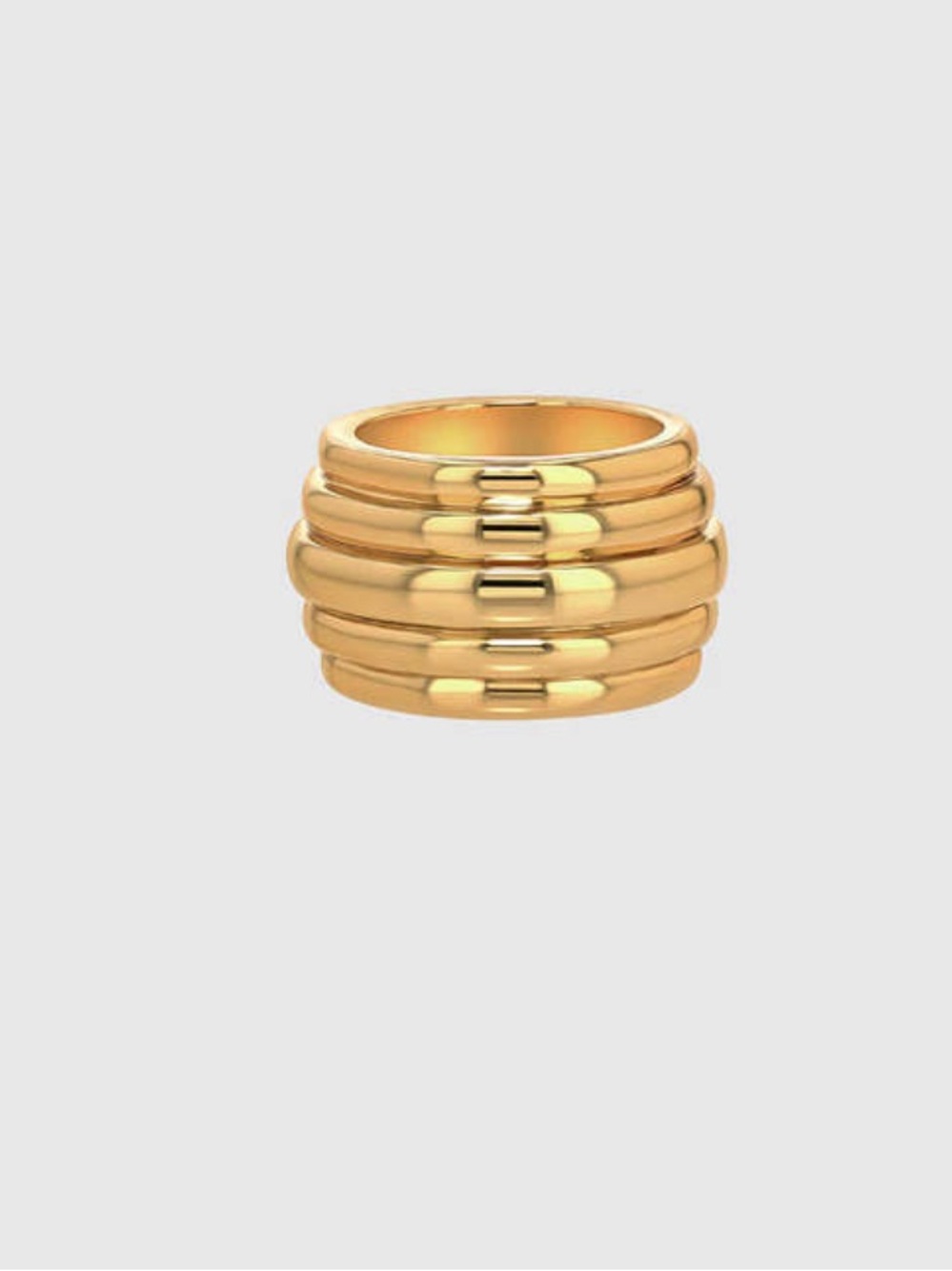 Annie Bing Chunky Ribbed Ring